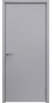 Пластиковая гладкая серая дверь Aquadoor RAL 7035