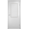 Пластиковая гладкая белая дверь Aquadoor остекленная